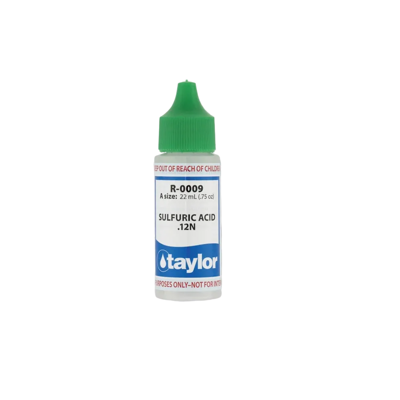 Sulfuric Acid .12N Dropper Bottle - Taylor