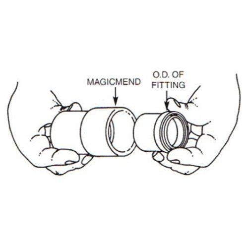 2" Magicmend Pipe Extender/ Repair hot tub plumbing ASP 