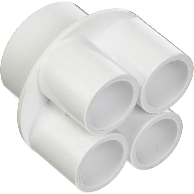 Waterway 1.5" Slip (4) 3/4" Ports Manifold -672-4670