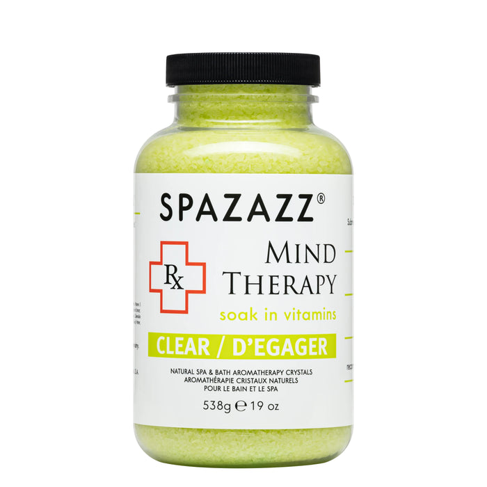 SpaZazz RX Therapy – Thérapie mentale – Transparent (19 oz) 562 g 