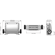  Balboa Balboa Spa pack Pool Store Canada Balboa BP7 Replacement For BP501G3 Spa Pack, 4.0KW Heater - 56582 - Pool Store Canada