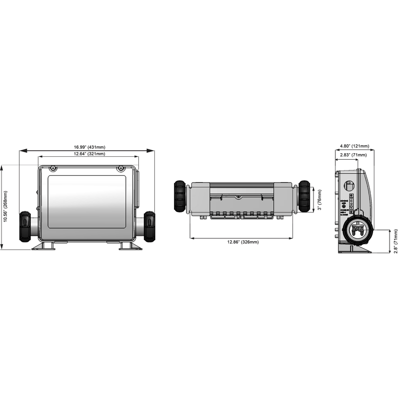  Balboa Balboa Spa pack Pool Store Canada Balboa BP7 Replacement For BP501G3 Spa Pack, 4.0KW Heater - 56582 - Pool Store Canada