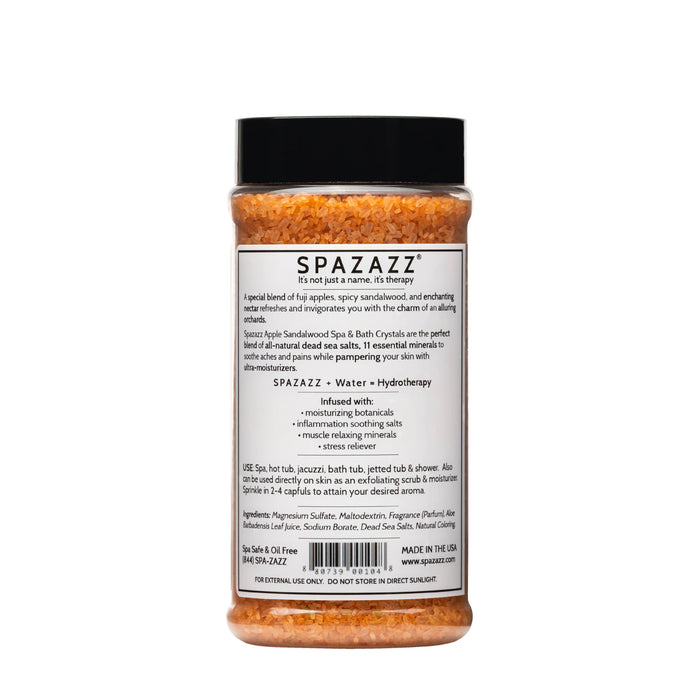 Spazazz Apple Sandlewood Aromatherapy Crystals 17oz 482g