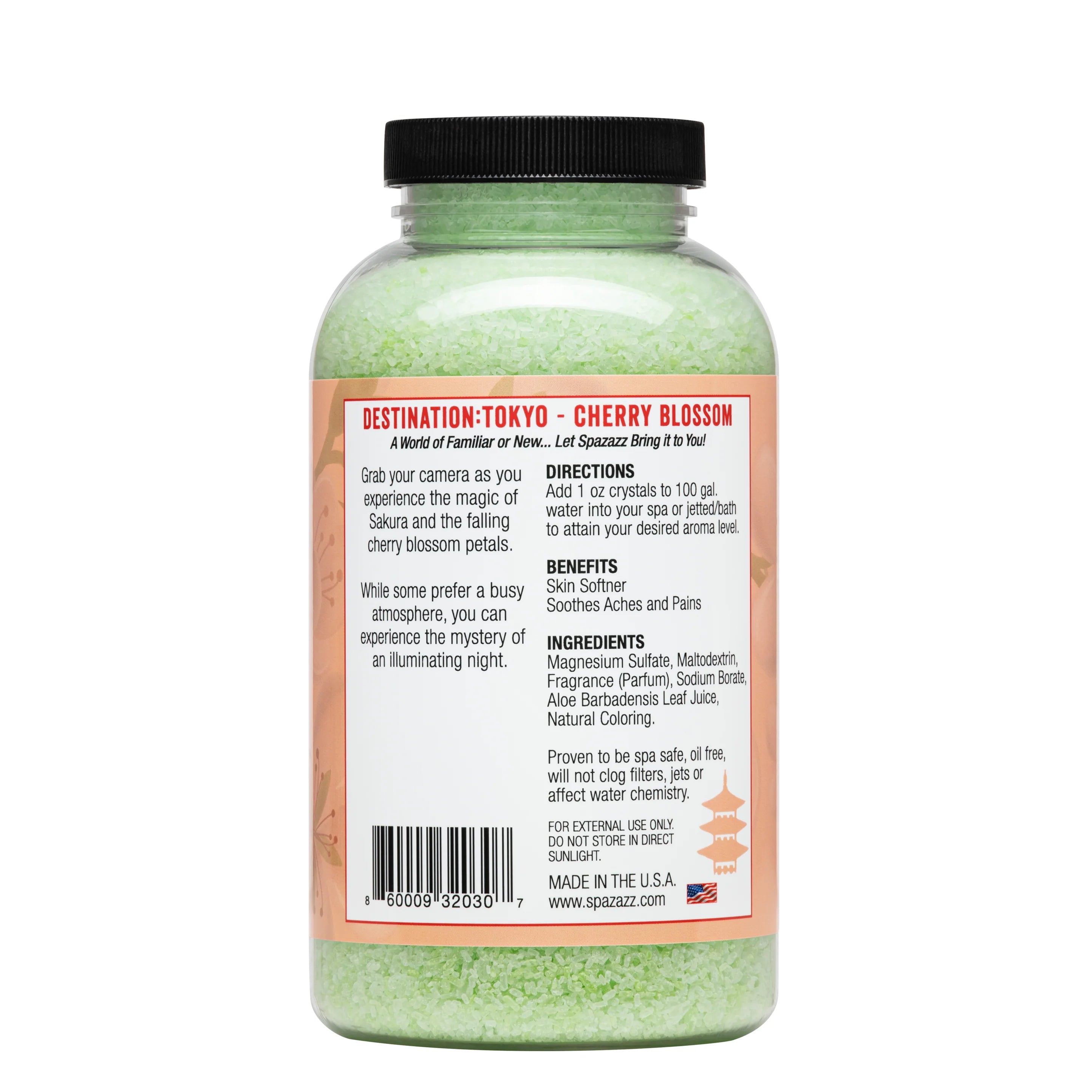 その他 aroma in bath SpaZazz Hot Tub Aromatherapy Scents- Tokyo- Cherry Blossom