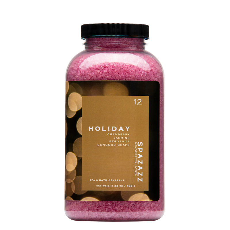 SpaZazz Holiday - Canneberge et bergamote (22 oz) 623g 