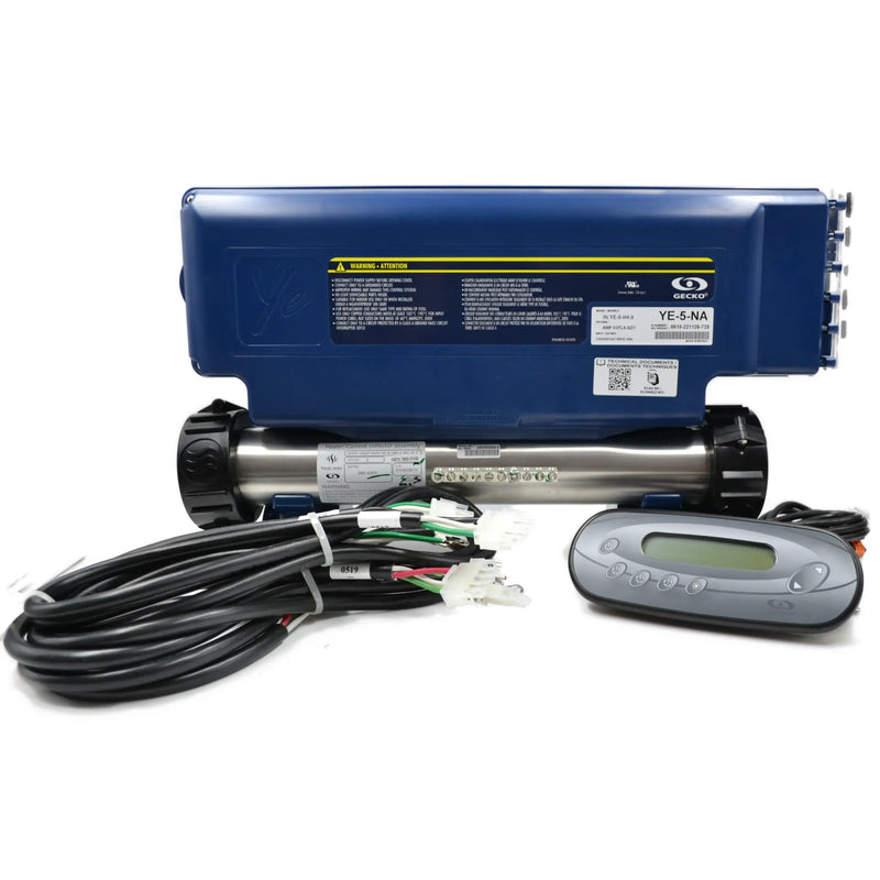 Pack de contrôle de spa Gecko IN.YE-5 avec commande latérale supérieure IN.K450 - Chauffage 4 kW