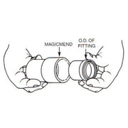 2" Magicmend Pipe Extender/ Repair hot tub plumbing ASP 