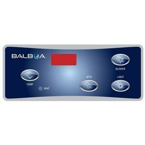 Balboa VL404 Overlay - Temp/ Jets/ Blower/ Lights balboa topside Balboa 
