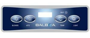 Balboa VL401 Overlay Blower/ Jets/ Temp/ Lights balboa topside Balboa 