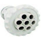  WaterWay Hot tub jets Pool Store Canada Waterway Massage Roto Adjustable Poly scalloped jet  (White) - Pool Store Canada