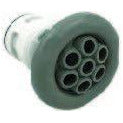  WaterWay Hot tub jets Pool Store Canada Waterway Massage Roto Adjustable Poly scalloped jet (grey) - Pool Store Canada