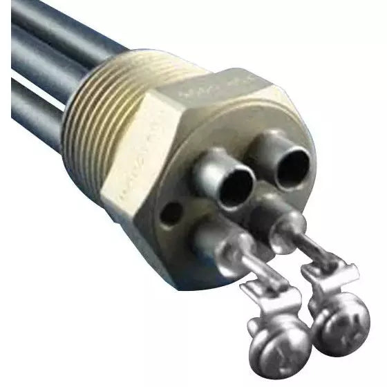 5.5kw 1" élément chauffant à double puits fileté 220v 17.5" de long