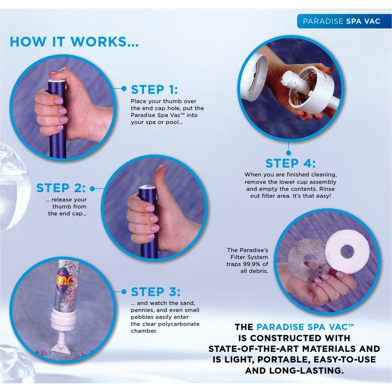 PARADISE SPA VAC - Pool Store Canada