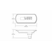 Gecko IN.K200 4 button Topside Panel - BDLK2002OP Gecko Topside Control Panel Gecko 