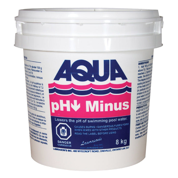 Aqua Pool pH minus / pH - 8kg - Pool Store Canada