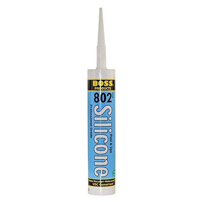 Boss #802 Silicone Sealant for Pools and Hot Tubs 10oz — Pool Store Canada