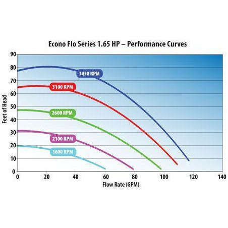 Waterway Econo-Flo VSA Pool Pump - Pool Store Canada