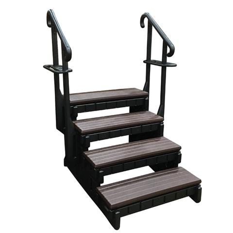  Confer Plastics Hot tub steps Pool Store Canada Confer Swim Spa/ Hot Tub Steps -  4 Tread 36" Width - Pool Store Canada