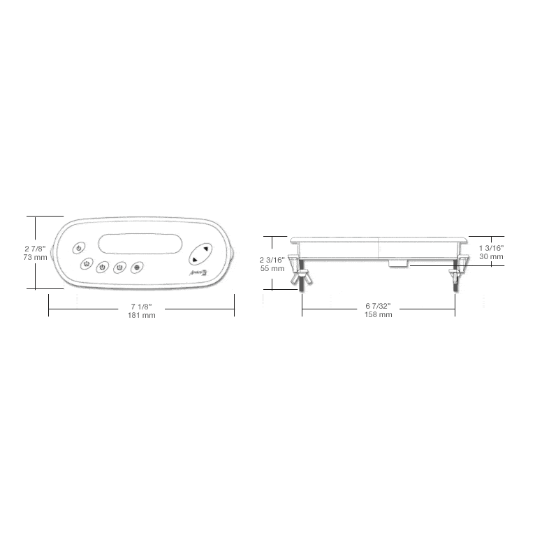Gecko IN.K450 Control Panel/ Topside - Pool Store Canada