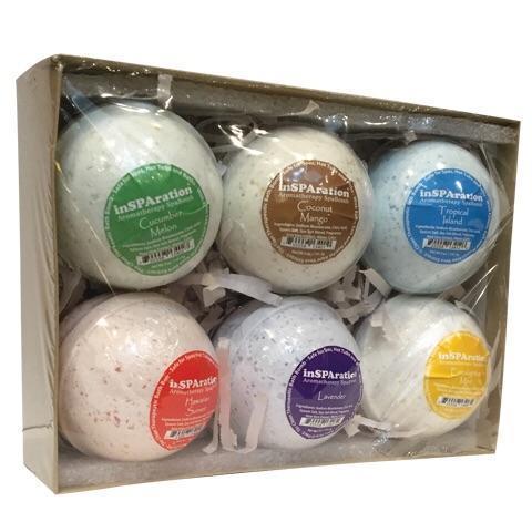  Insparations Spa Fragrance Pool Store Canada inSPARations Spa Bomb Gift Box Set of 6 - Pool Store Canada