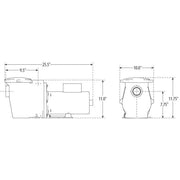 Waterways SMF MAX-Flo 3/4hp Pool Pump - Pool Store Canada