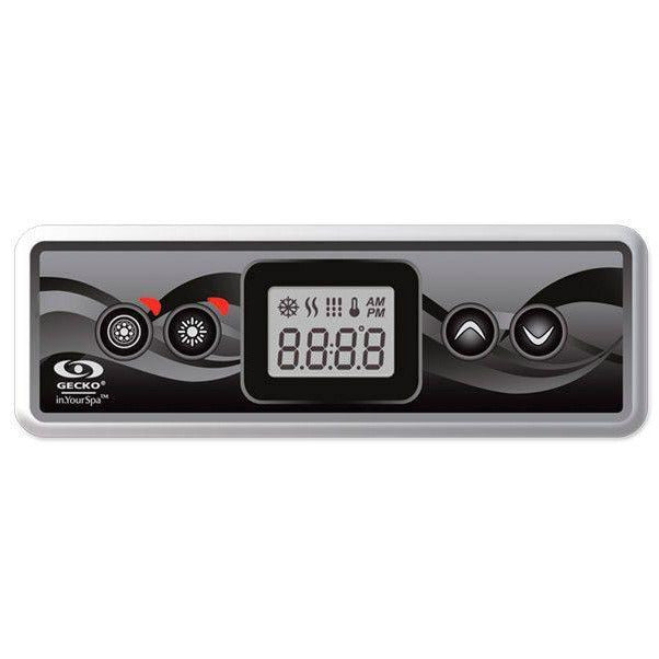 Gecko Series IN.K300-1OP AND OVERLAYTopside Control Panel - Pool Store Canada