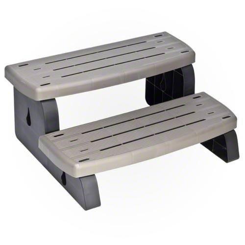  WaterWay Hot tub steps Pool Store Canada Waterway Hot Tub Steps - Charcoal - Pool Store Canada